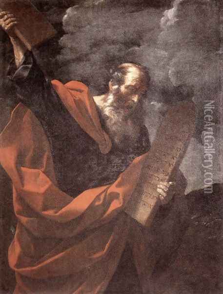 Moses 1600-10 Oil Painting - Guido Reni