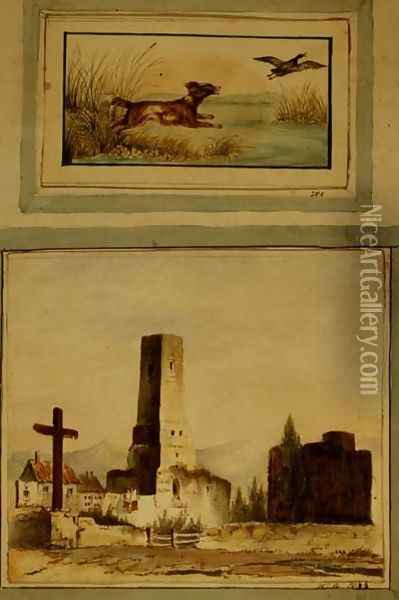 The Memorial and Duck Flighting Oil Painting - Lili Cartwright