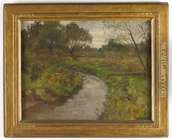 Landscape Oil Painting - William Langson Lathrop