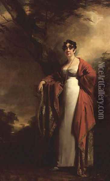 Mrs. Hamilton of Kames, before 1811 Oil Painting - Sir Henry Raeburn