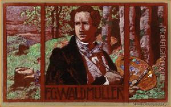 F. G. Waldmuller Oil Painting - Alexander Rothaug