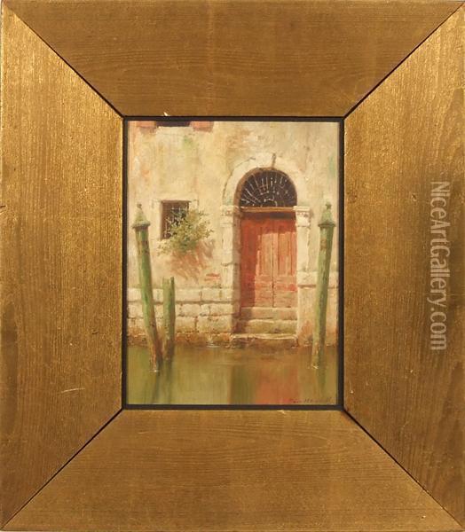 Venetian Door Oil Painting - Burr H. Nicholls