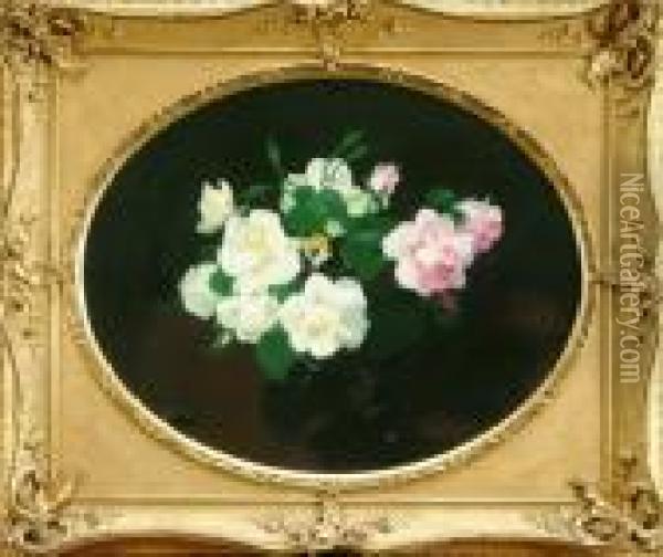 Still Life With Flowers Oil Painting - James Stuart Park