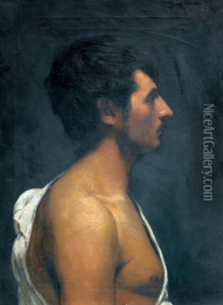 Junger Italiener Oil Painting - Hans Emmenegger