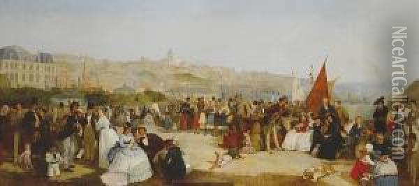 A Day At Boulogne Oil Painting - Matthew 