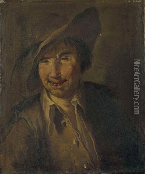 Portrait D'un Paysan Oil Painting - Giacomo Francesco Cipper