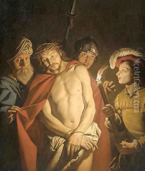 Ecce Homo 1630-1650 Oil Painting - Matthias Stomer