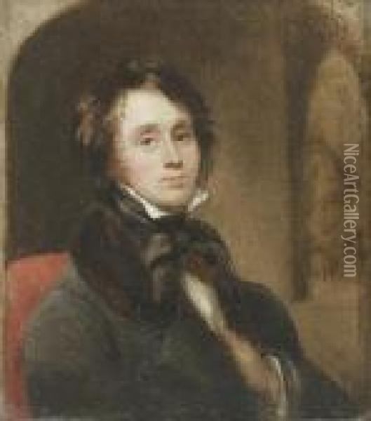 Portrait Of A Gentleman Oil Painting - George Chinnery