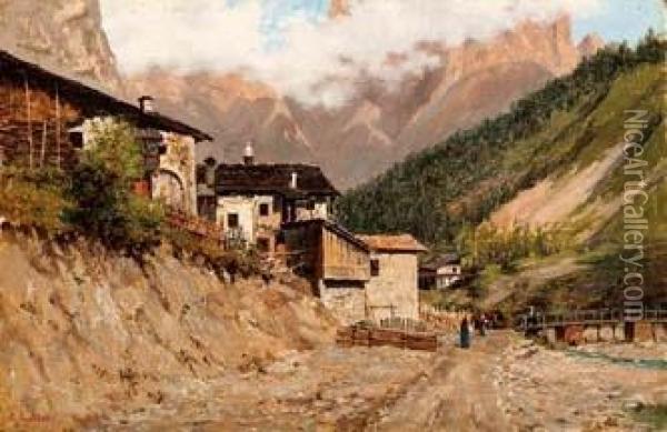 Paesaggio Montano Oil Painting - Pietro Galter