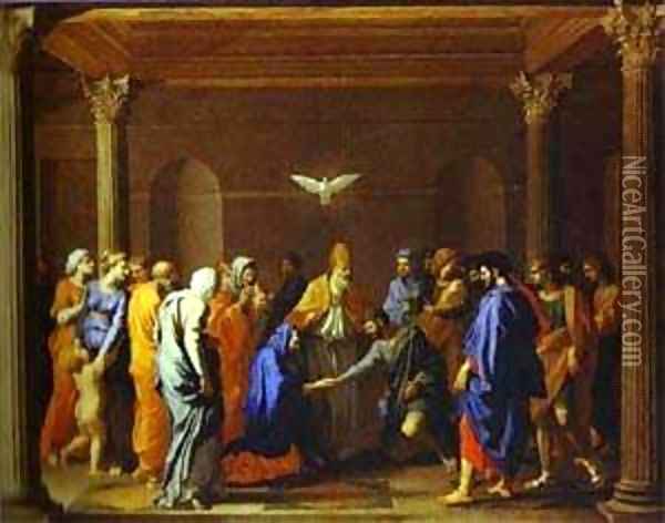 The Marriage Of The Virgin 1640 Oil Painting - Nicolas Poussin