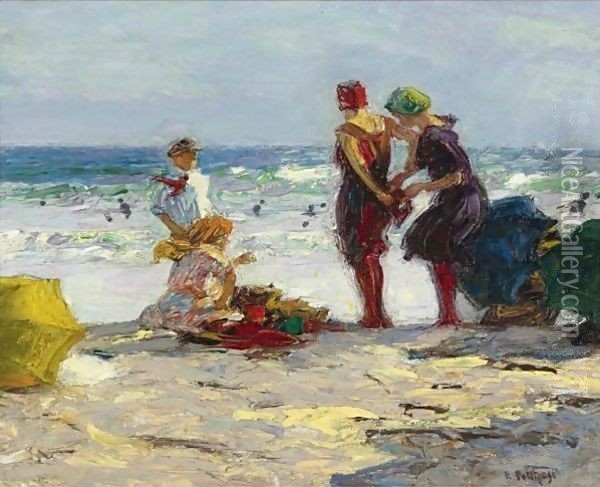 The Bathers 3 Oil Painting - Edward Henry Potthast