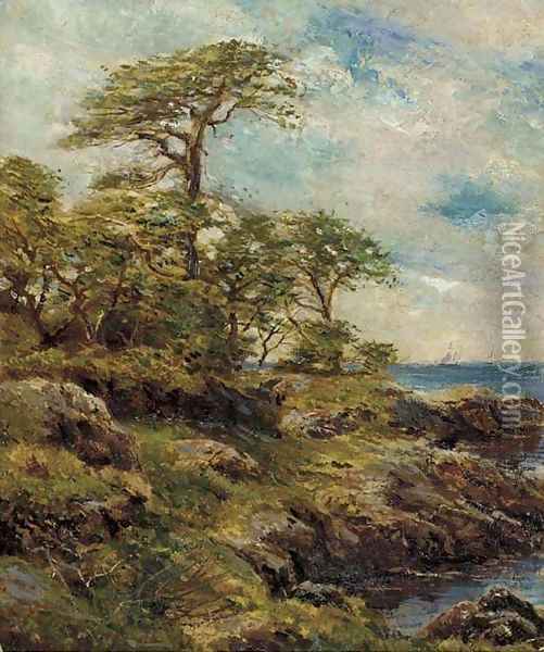 Off Cape Cod Oil Painting - Charles Harold Davis