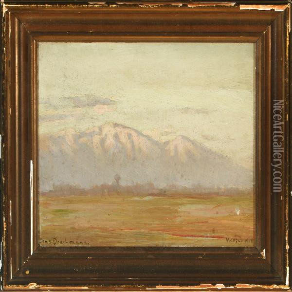 Mountain Scenery, Mexico Oil Painting - Jens Holger Drachmann