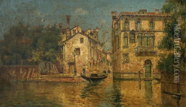 Venecia Oil Painting - Reyna Antonio