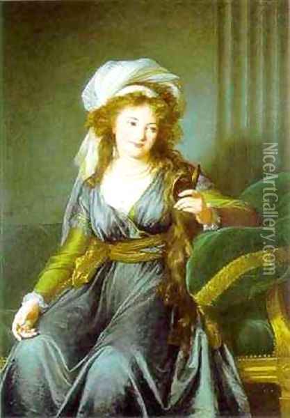 Portrait Of Countess Catherine Skavronskaya Oil Painting - Elisabeth Vigee-Lebrun