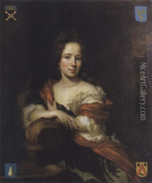 Portrait De Catrina Pels Oil Painting - Nicolaes Maes