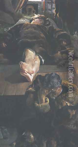 Death of Ellenai Oil Painting - Jacek Malczewski