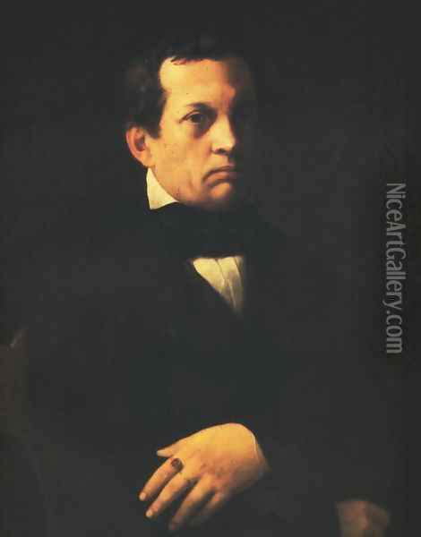 Portrait of Leonard Serafinski I Oil Painting - Jan Matejko