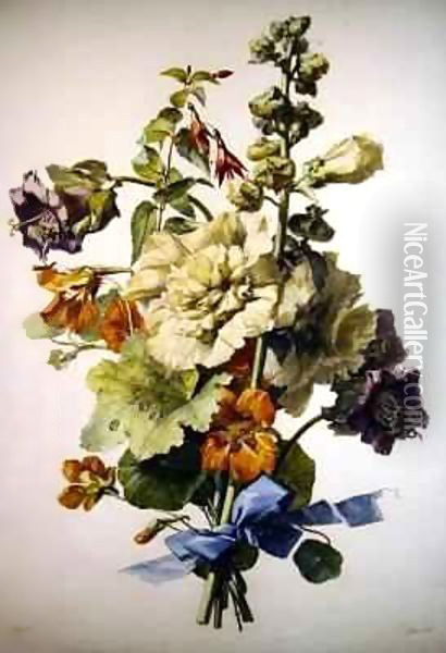 Flowers Oil Painting - Antoine Berjon