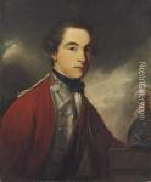 Portrait Of Field Marshal Charles Moore Oil Painting - Sir Joshua Reynolds
