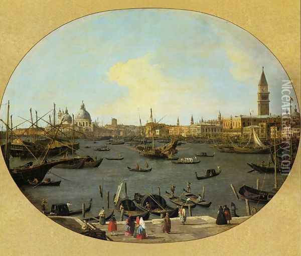 Venice Viewed from the San Giorgio Maggiore Oil Painting - (Giovanni Antonio Canal) Canaletto