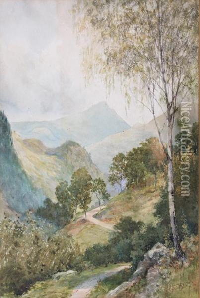 Mountain Landscape Oil Painting - Andrew Scott Rankin