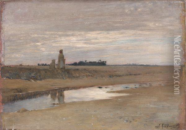 Paysage D'afrique Du Nord Oil Painting - Gustave Achille Guillaumet
