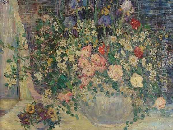 Spring flowers Oil Painting - Dorothea M. Litzinger