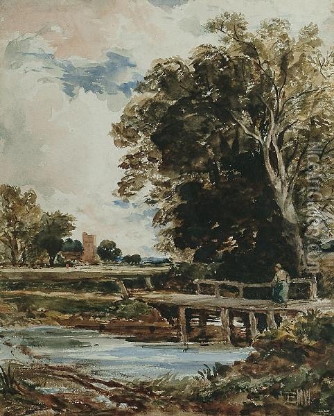 The Vale Of Dedham Oil Painting - Edmund Morison Wimperis