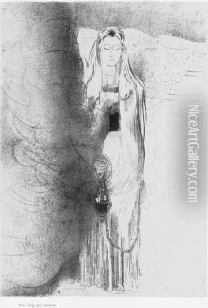Apocalypse De Saint Jean Oil Painting - Odilon Redon