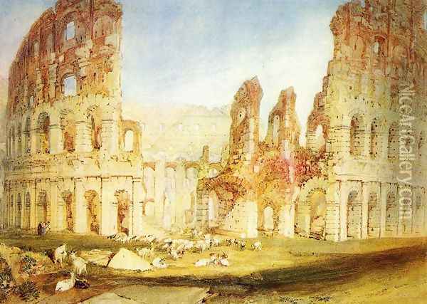 Rome: The Colosseum Oil Painting - Joseph Mallord William Turner