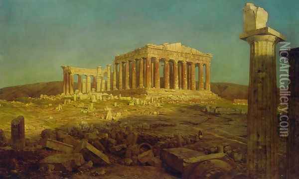 The Parthenon 2 Oil Painting - Frederic Edwin Church