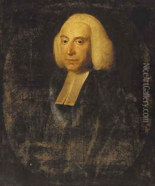 Portrait of Dr. Dodd Oil Painting - Frans Van Der Mijn