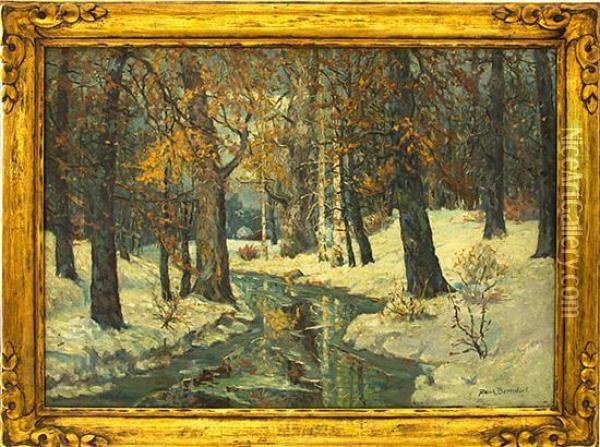Winter Landscape Oil Painting - Paul John Bettinger