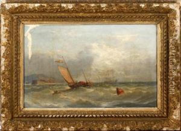 Shipping Scenes Oil Painting - William Harry Williamson