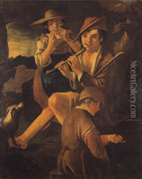 Concerto Campestre Oil Painting - Giacomo Francesco Cipper
