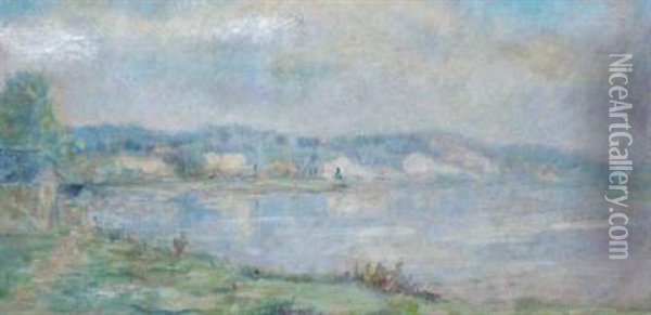 Bords De Seine Oil Painting - Charles Victor Guilloux