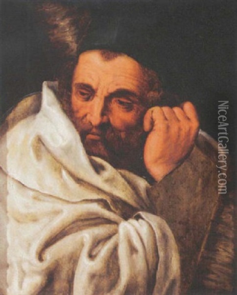 St. Andrew Oil Painting - Frans Floris the Elder