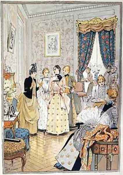 The Wedding Presents 1886 Oil Painting - Auguste Francois Gorguet