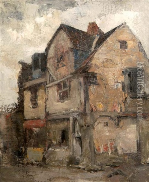 Maison De Flandres Oil Painting - Louis Charles Spriet