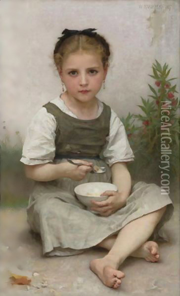 Le Dejeuner Du Matin Oil Painting - William-Adolphe Bouguereau