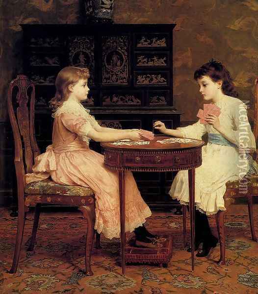 Old Maid Oil Painting - Frederick Goodall