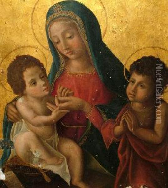 The Madonna And Child Oil Painting - Ludovico Brea