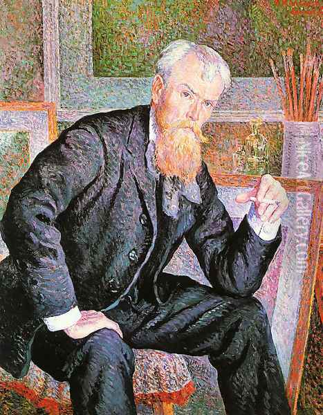 Portrait of Henri Edmond Cross Oil Painting - Maximilien Luce