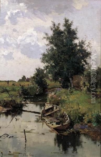 Paysage Hollandais Oil Painting - Willem Bastiaan Tholen
