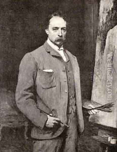 Self Portrait Oil Painting - Sir William Quiller-Orchardson