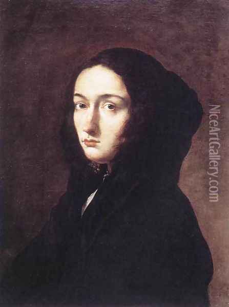 Portrait of the Artist's Wife Lucrezia 1657-60 Oil Painting - Salvator Rosa