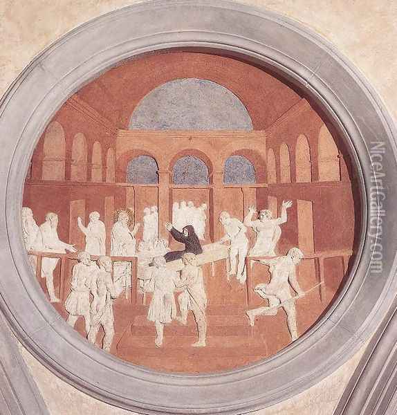 Resurrection of Druisana Oil Painting - Donatello (Donato di Niccolo)