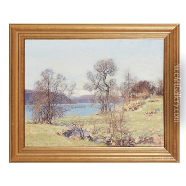 Loch Maree Oil Painting - George Houston