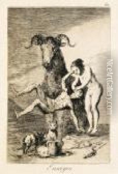 Ensayos Oil Painting - Francisco De Goya y Lucientes